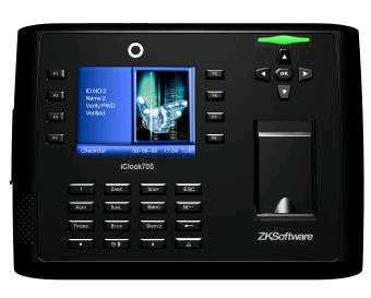 Терминал ZKSoftware iClock700+ID контроля доступа и учета рабочего времени (с внутренним считывателем Em-Marine)